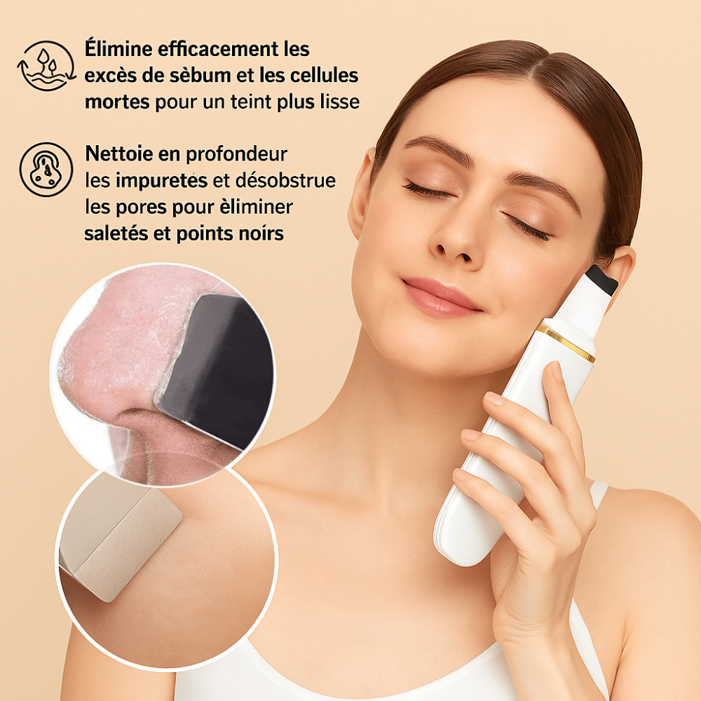 Appareil de Nettoyage Visage Ultrasonique